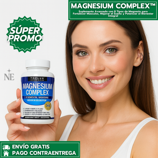 Magnesium Complex™ | Magnesio 8 en 1 para Músculos, Sueño y Bienestar