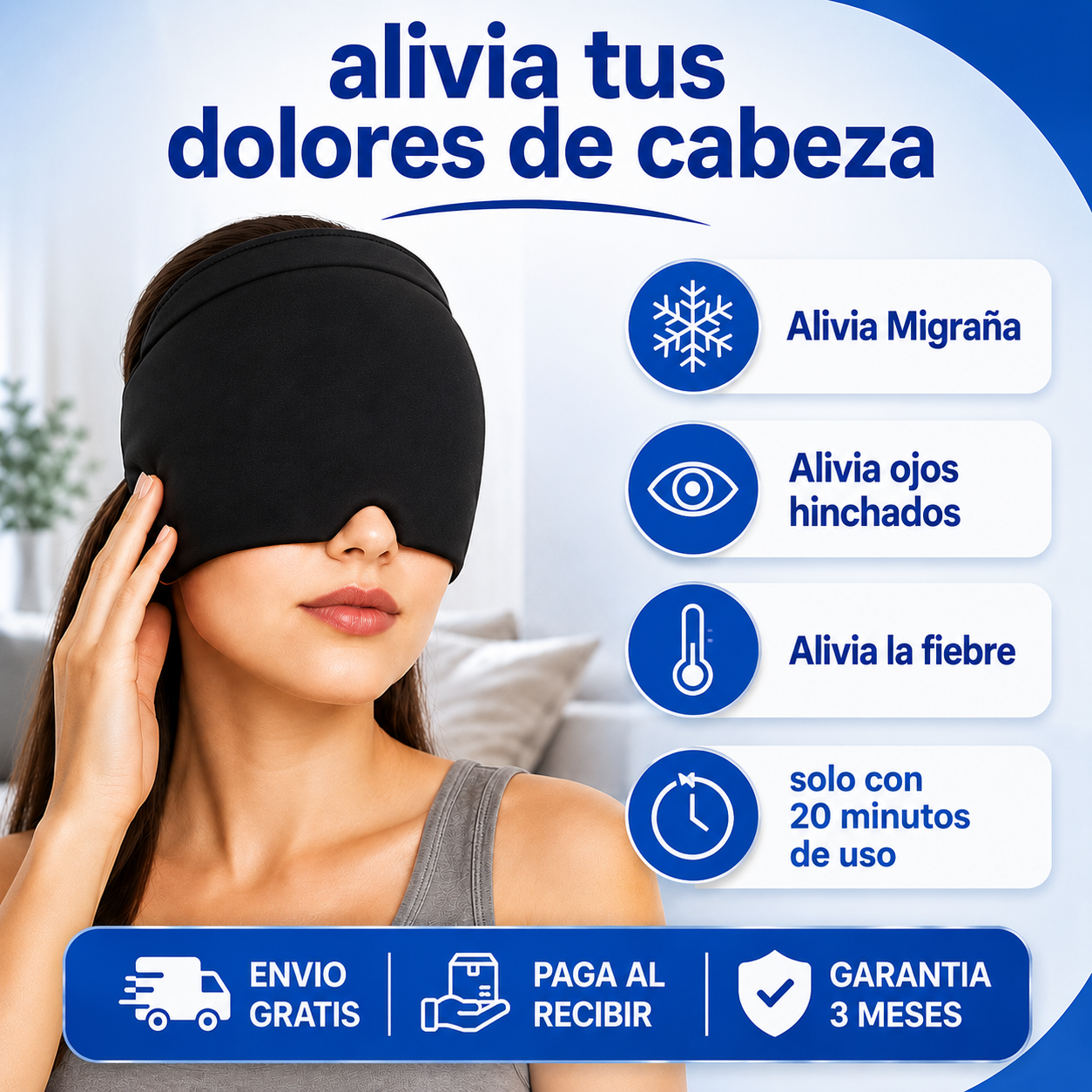 WaveClass™ | Gorro para Aliviar la Migraña