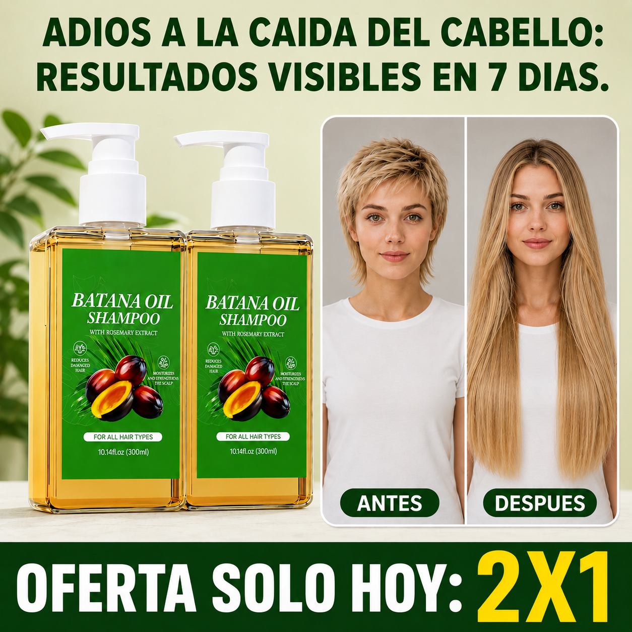 SHAMPOO DE BATANA ORIGINAL 2x1
