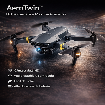 AeroMax 2026™ | Dron Doble Cámara 4K | Full Accesorios