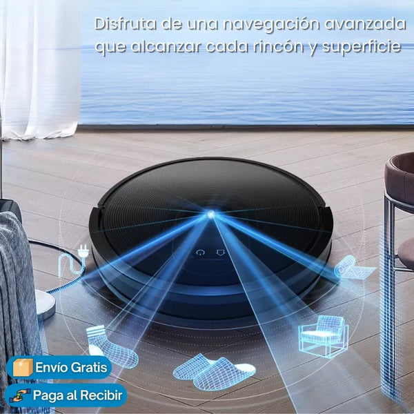 TurboMax | Aspiradora robot inteligente 3 en 1