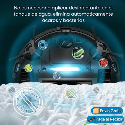 TurboMax | Aspiradora robot inteligente 3 en 1