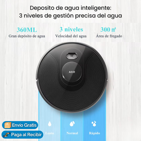 TurboMax | Aspiradora robot inteligente 3 en 1