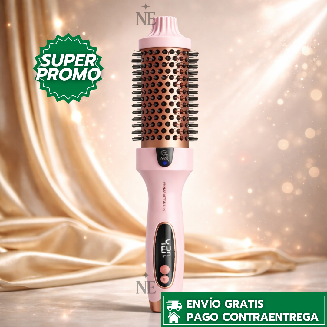 WAVYTALK™ | Cepillo Térmico Iónico para Cabello Perfecto en Minutos