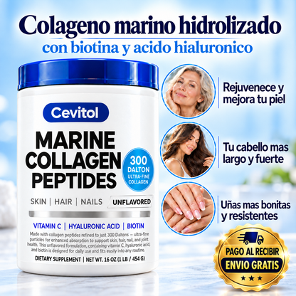 Colageno Marino Hidrolizado | Para Mejorar Piel, Cabello y Uñas