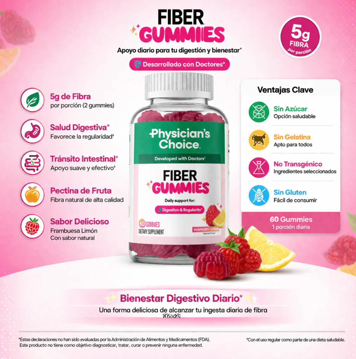 Fiber Gummies™: Gomitas de fibra para una digestión ligera y sin hinchazón