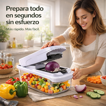 Cortador y Rayador Multifuncional de Cocina 15-1
