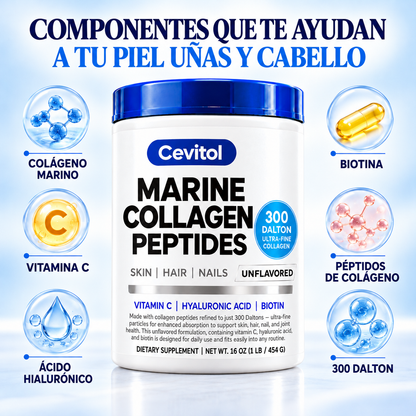 Colageno Marino Hidrolizado | Para Mejorar Piel, Cabello y Uñas