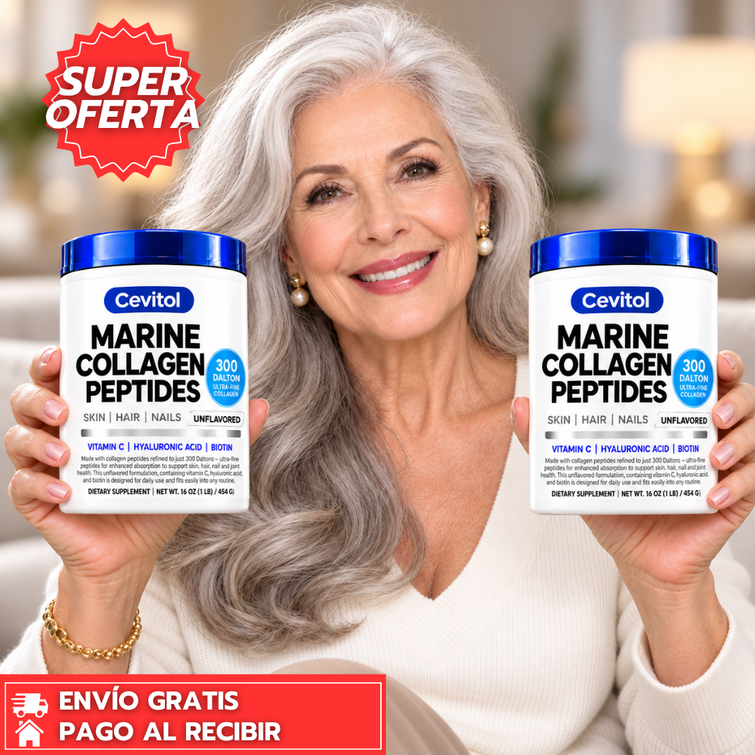 Colageno Marino Hidrolizado | Para Mejorar Piel, Cabello y Uñas