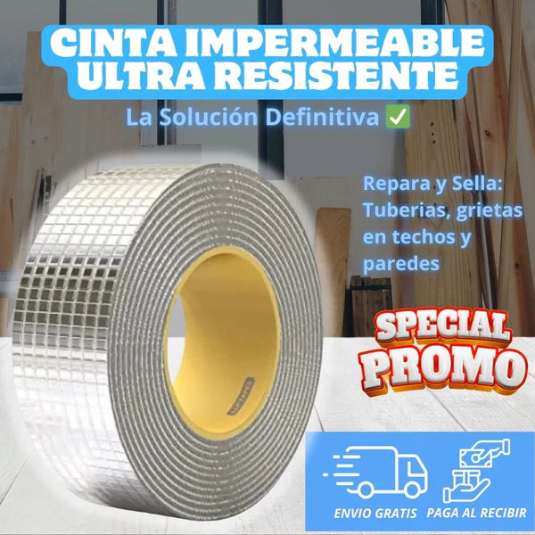 SellaMax®: Cinta Adhesiva Impermeable x 10 Metros