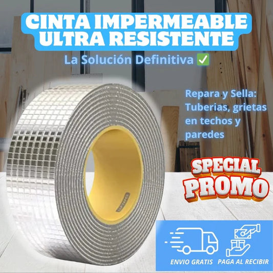 SellaMax®: Cinta Adhesiva Impermeable x 10 Metros